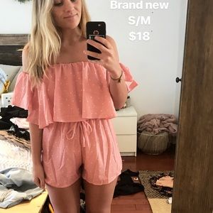 Zaful polka dot romper